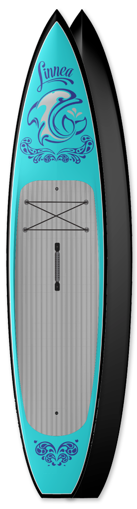 Touring Paddleboard Blue Marlin carbon innegra custom made USA