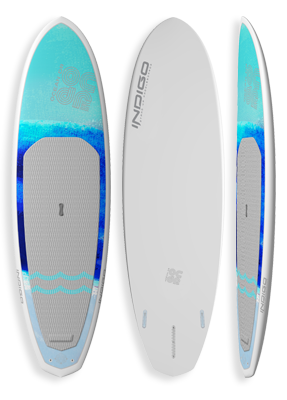 Ocean Dr Recreational & Surf Paddleboard: Indigo Paddle Boards handcrafted custom made in the USA