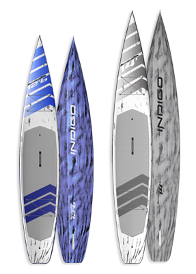Barracuda Race & Touring Paddleboard: Indigo Paddle Boards handcrafted custom made in the USA